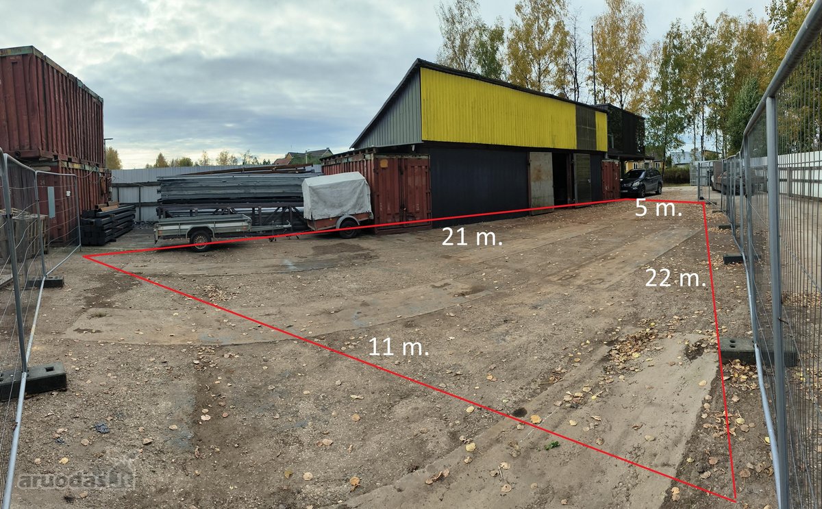 Nuomojamas sandėlys su aikštele Dainavos r. - nuotraukos Nr. 2