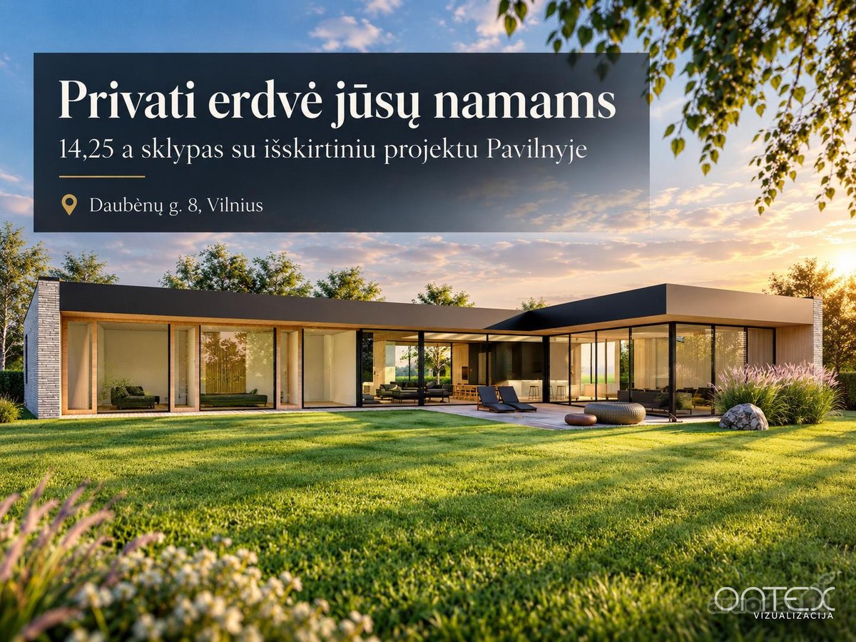 **Privati erdvė jūsų namams – 14,25 a sklypas - nuotraukos Nr. 2