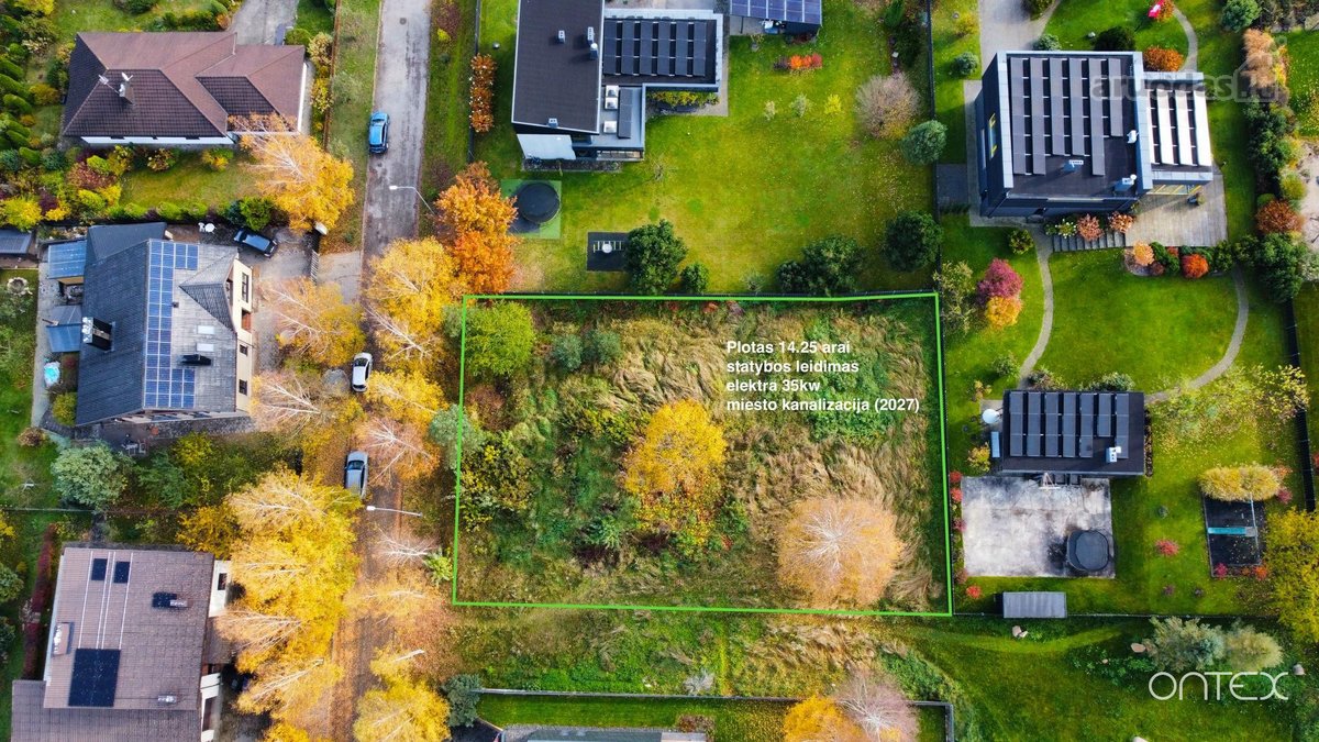 **Privati erdvė jūsų namams – 14,25 a sklypas - nuotraukos Nr. 5