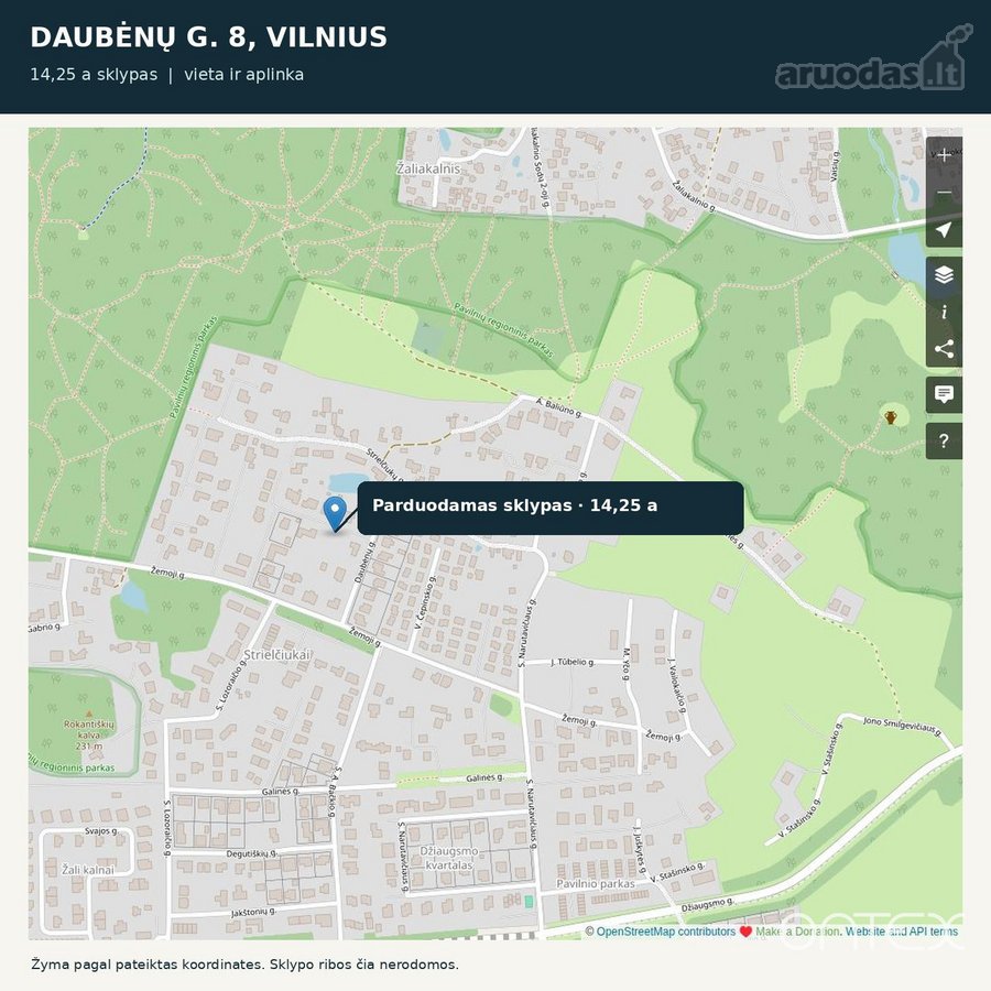 **Privati erdvė jūsų namams – 14,25 a sklypas - nuotraukos Nr. 18