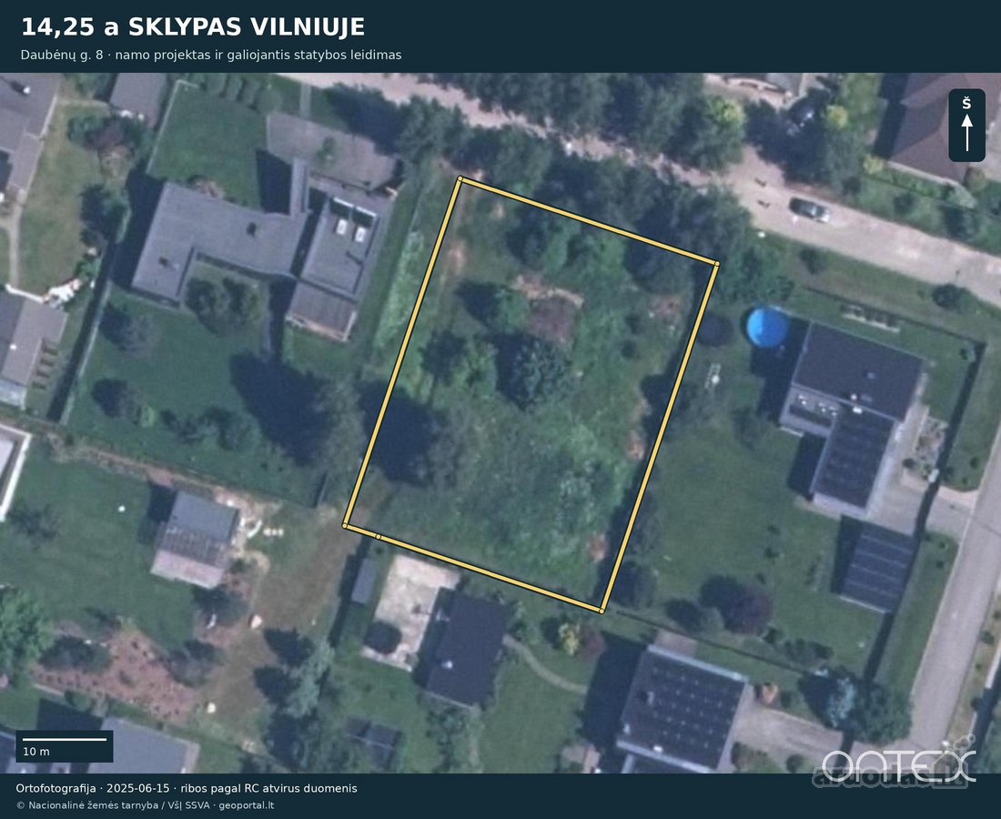 **Privati erdvė jūsų namams – 14,25 a sklypas - nuotraukos Nr. 19