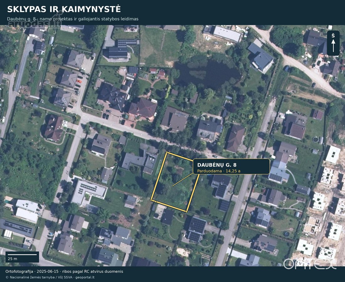 **Privati erdvė jūsų namams – 14,25 a sklypas - nuotraukos Nr. 20