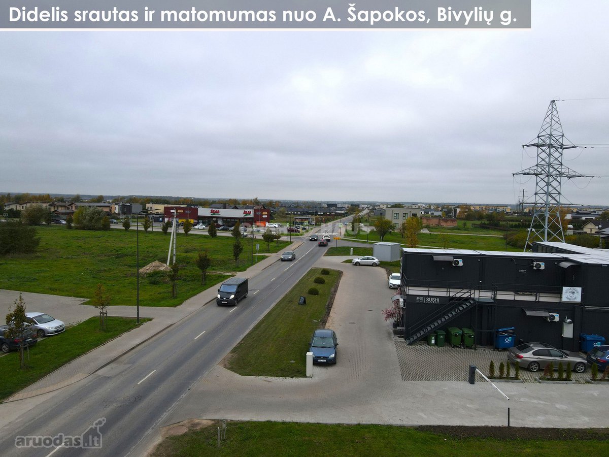 A. Šapokos g. 35, puikiai matomame patalpų - nuotraukos Nr. 3