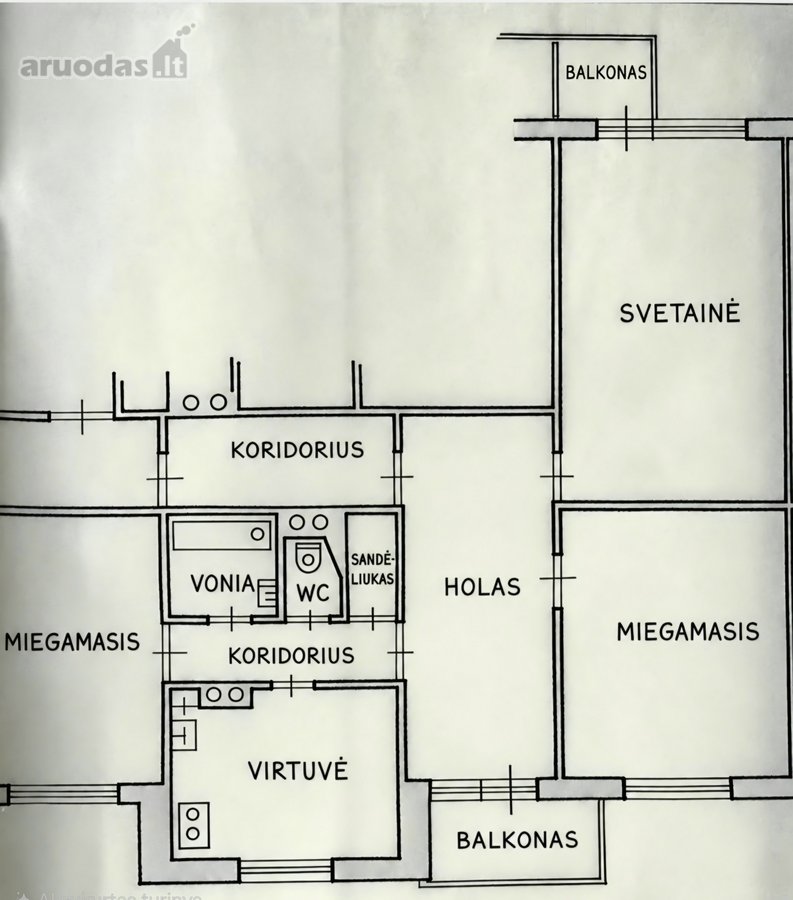 Parduodamas Erdvus, Tvarkingas 3 Kambarių - nuotraukos Nr. 26