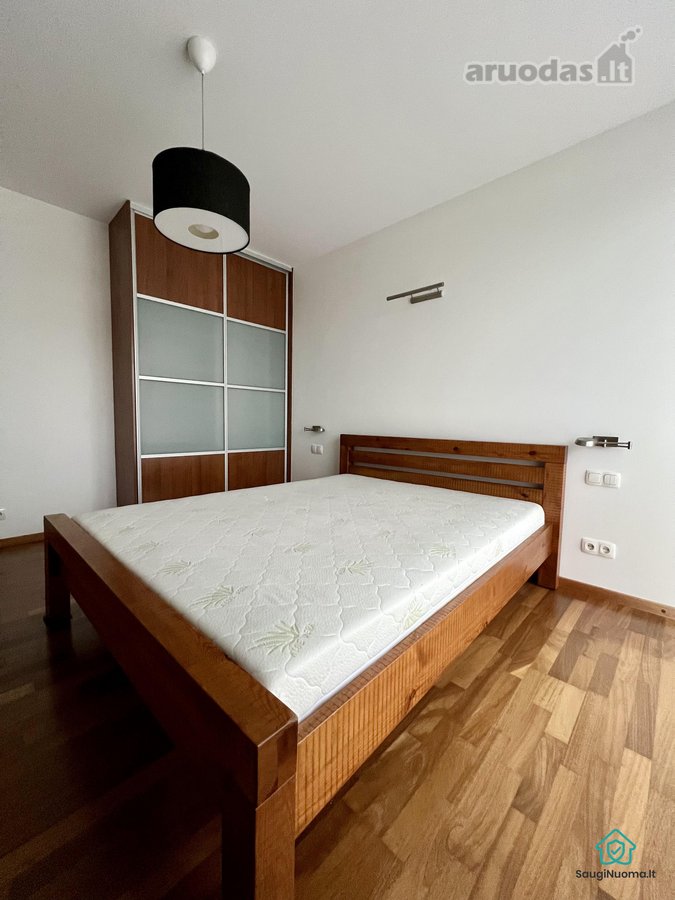 Išnuomojamas šviesus ir erdvus 3 kambarių - nuotraukos Nr. 9