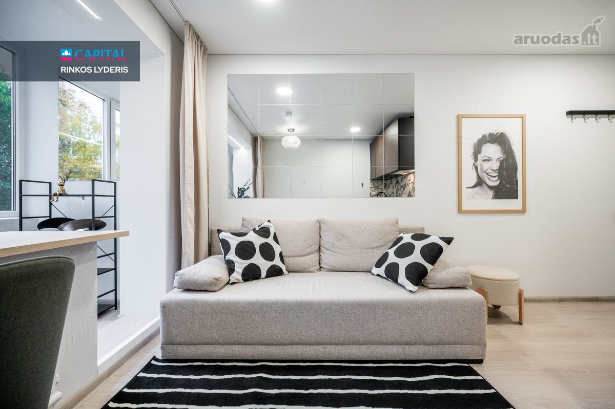 Nuomojama Stilinga 17,11 M² Studija Su - nuotraukos Nr. 4