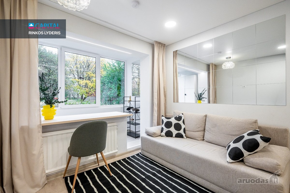 Nuomojama Stilinga 17,11 M² Studija Su - nuotraukos Nr. 5