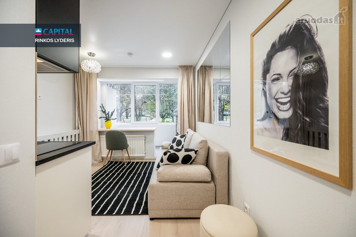 Nuomojama Stilinga 17,11 M² Studija Su - nuotraukos Nr. 6