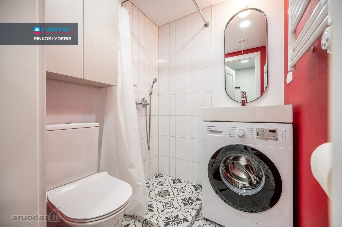 Nuomojama Stilinga 17,11 M² Studija Su - nuotraukos Nr. 14