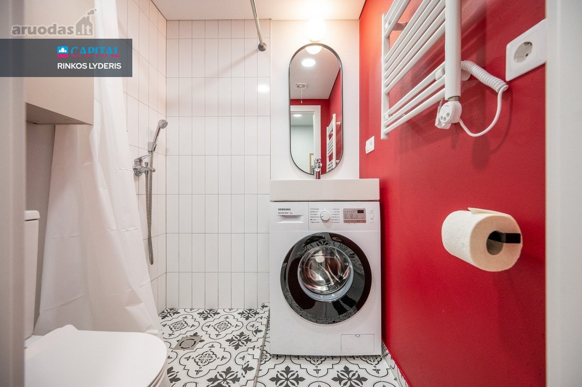 Nuomojama Stilinga 17,11 M² Studija Su - nuotraukos Nr. 15