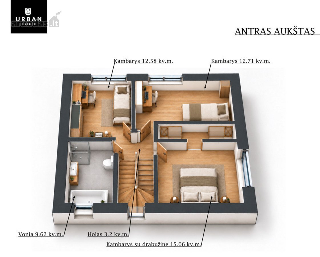 A++ Klasės Modernios Architektūros Namai - nuotraukos Nr. 17