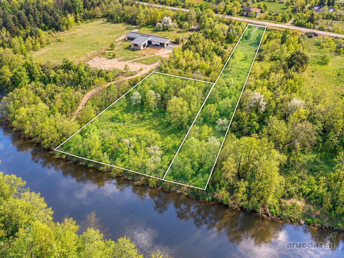Du Sklypai Ant Nemuno Kranto – 1,05 Ha Gamtos - nuotraukos Nr. 3