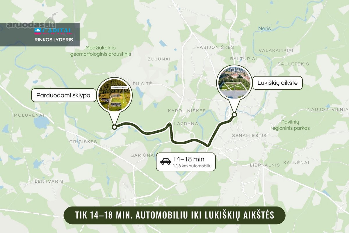 Parduodamas 17 Arų Namų Valdos Sklypas Kartu - nuotraukos Nr. 18