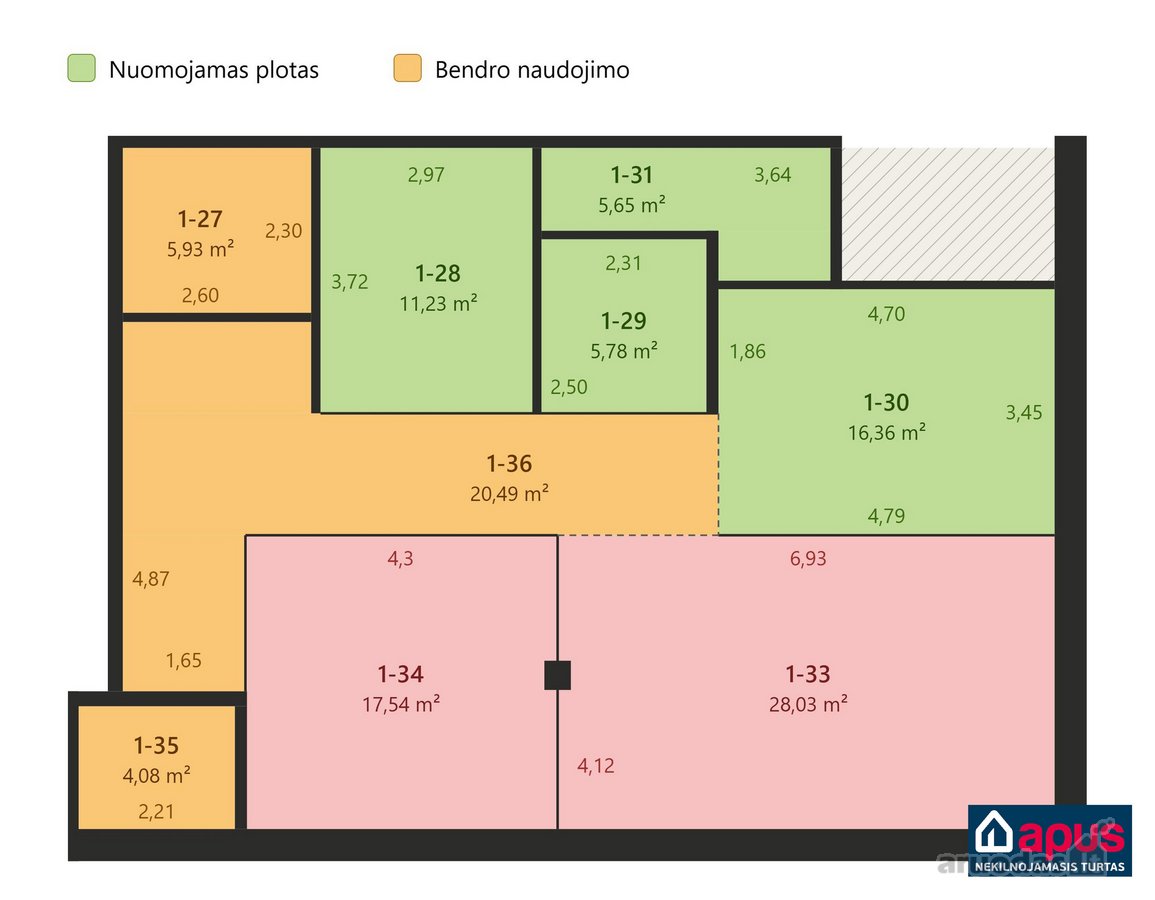 Nuomojamos biuro patalpos Verslo centre Ž135, - nuotraukos Nr. 13