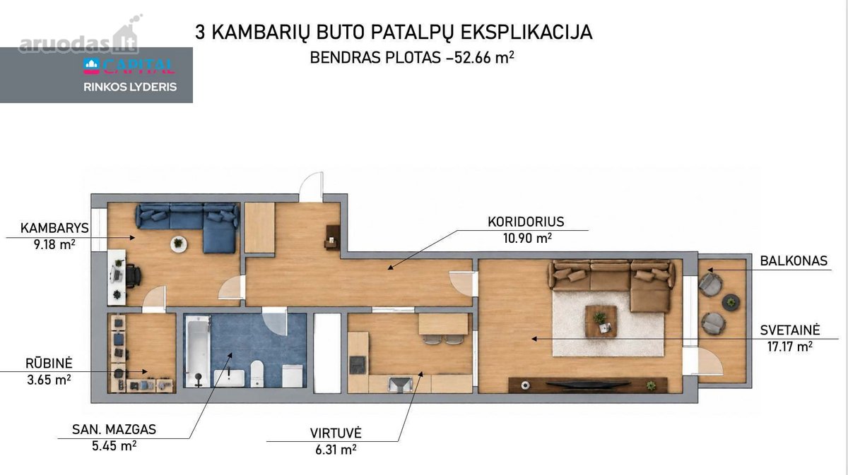 Parduodamas Pilnai Įrengtas, Funkcionalaus - nuotraukos Nr. 21