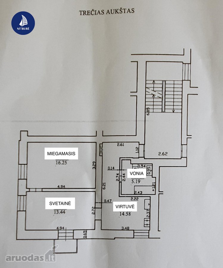 2 Kambarių Butas Klaipėdos Senamiestyje  - nuotraukos Nr. 18