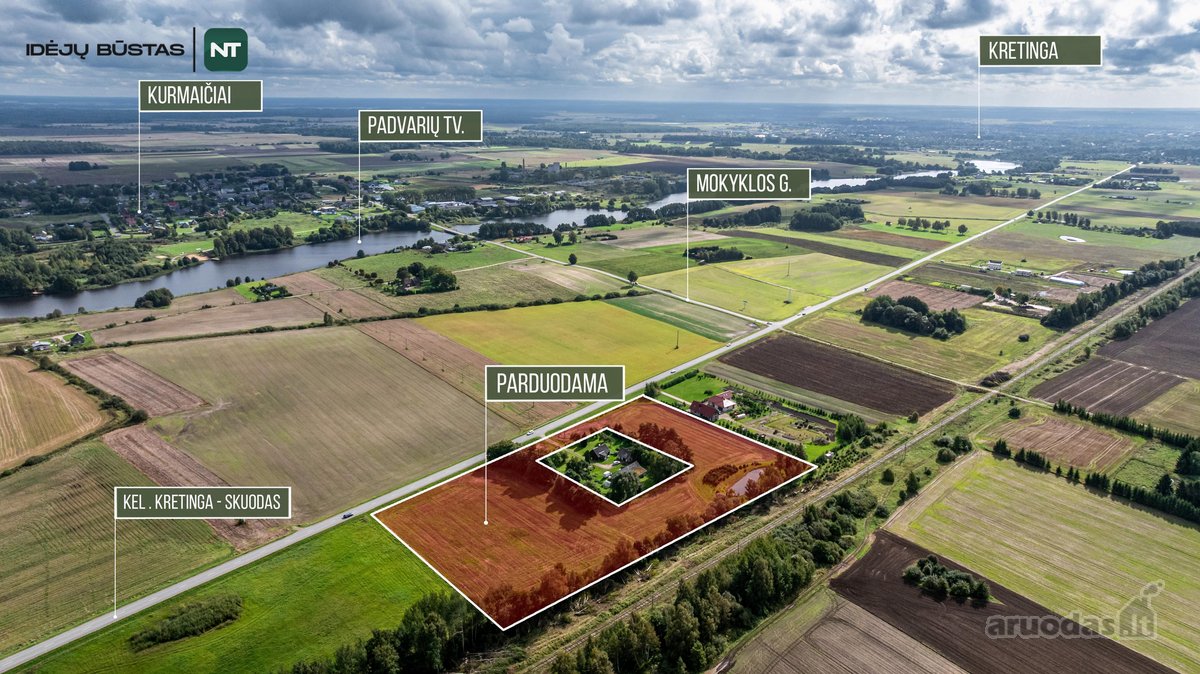 Parduodamas 2,24 Ha Sklypas Su Tvenkiniu - nuotraukos Nr. 2