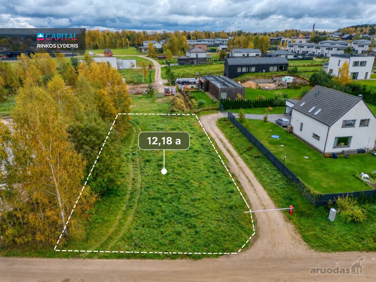 Parduodamas 12,18 A Namų Valdos Sklypas - nuotraukos Nr. 2