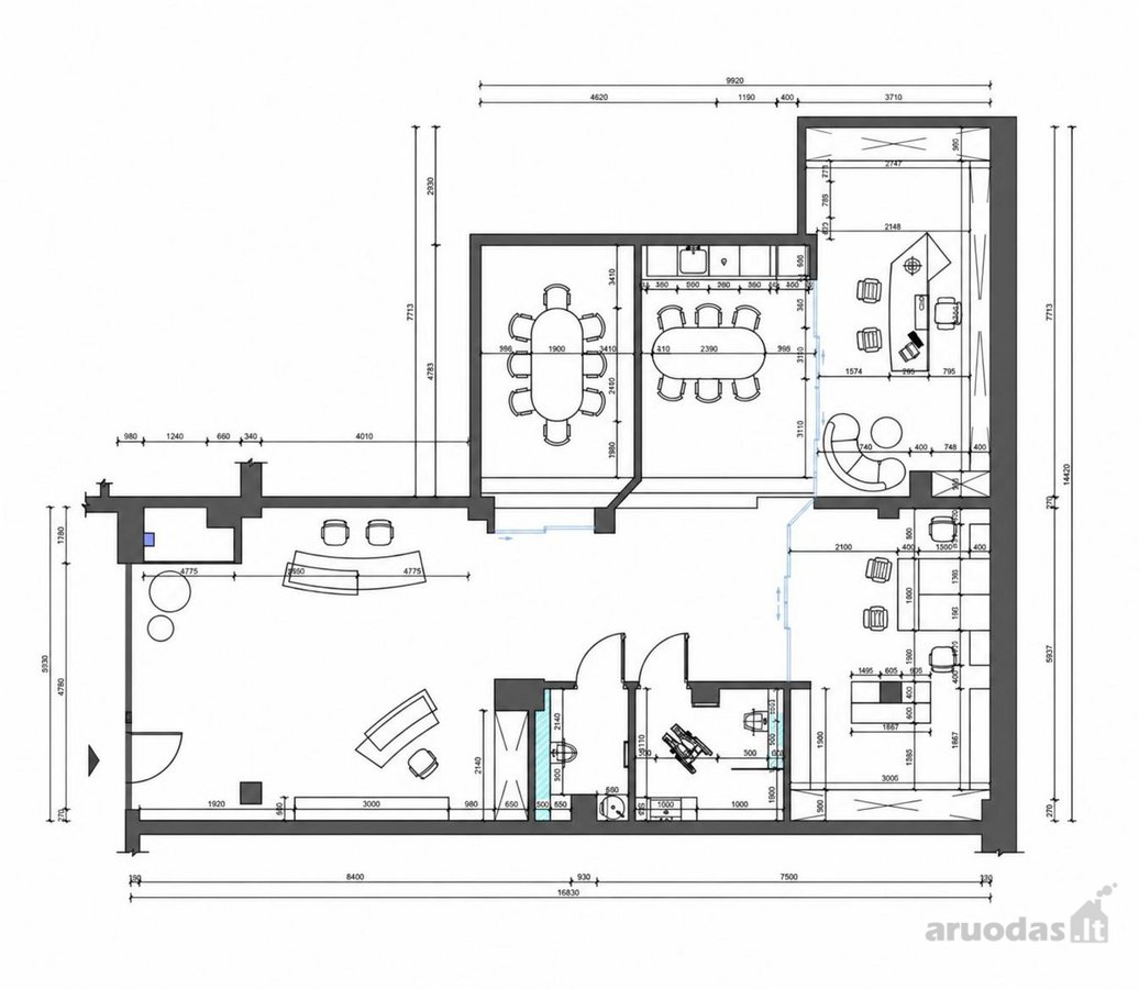 Išnuomojamos Modernios Biuro Patalpos - nuotraukos Nr. 15