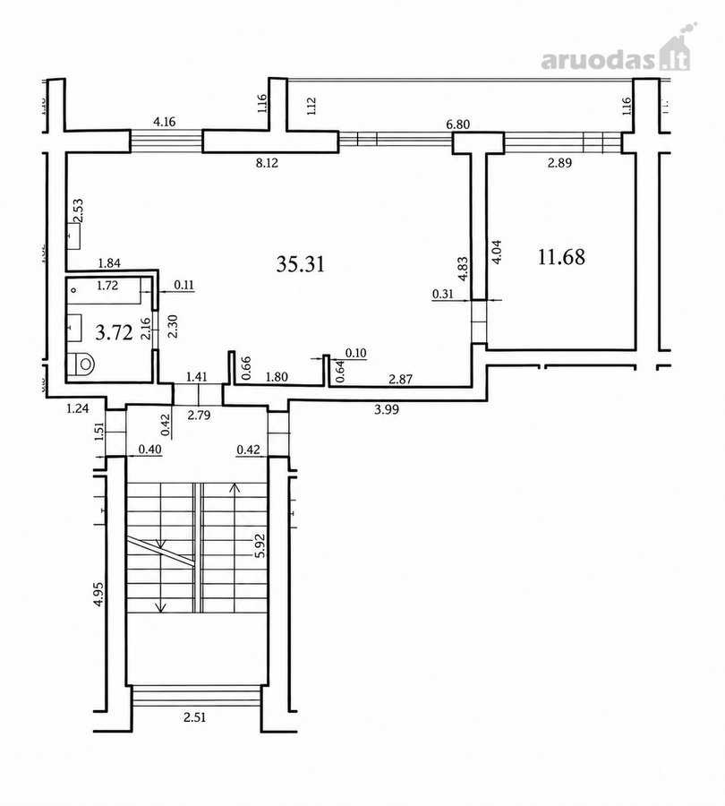 Parduodamas 2 Kambarių Butas Lazdynėliuose, - nuotraukos Nr. 18