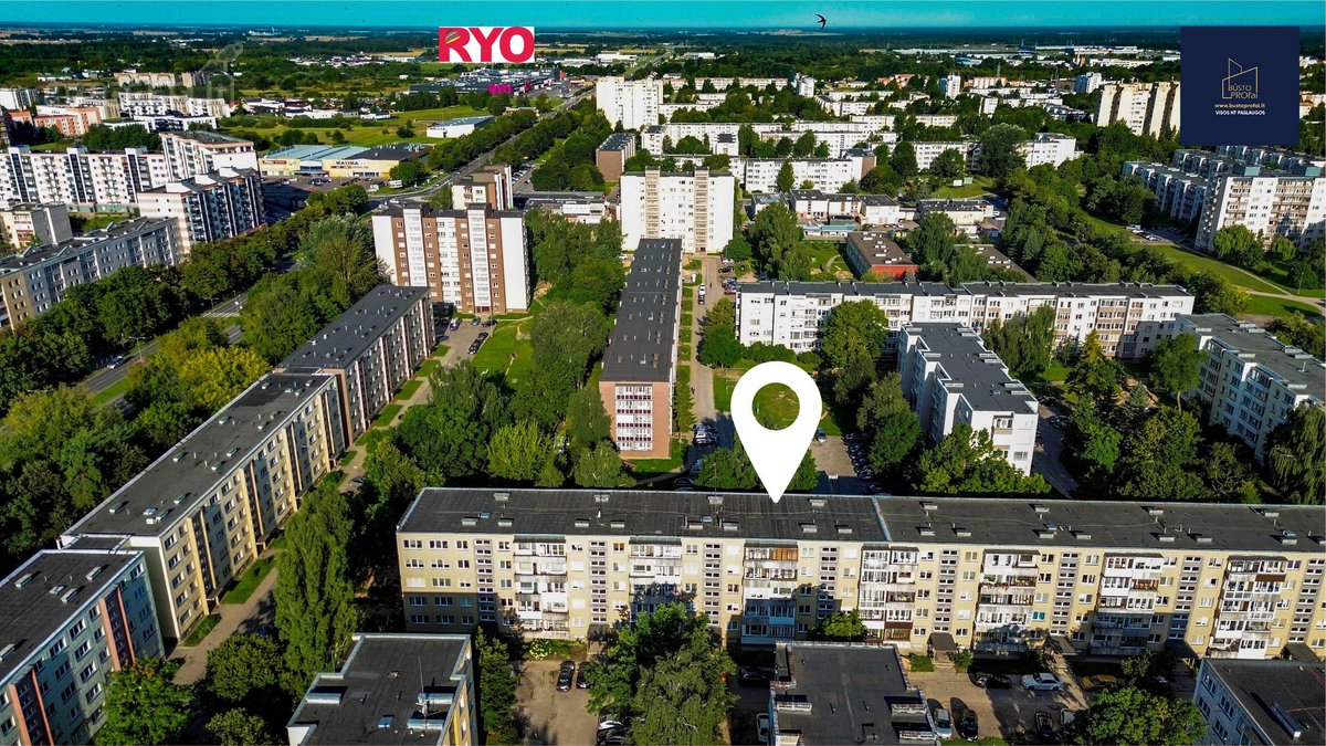 Parduodamas kompaktiškas 3 kambarių butas F. - nuotraukos Nr. 16