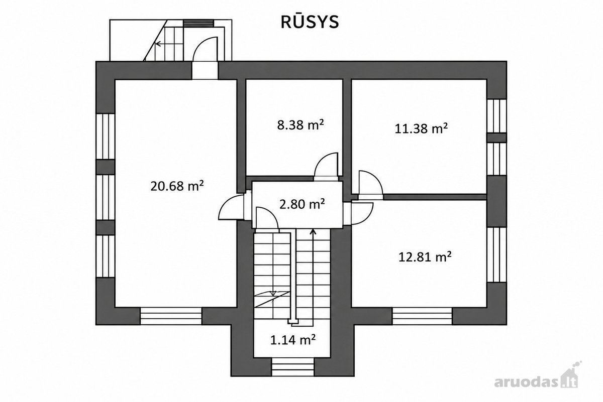 Parduodamas Individualus 2 Aukštų Namas Su 15 - nuotraukos Nr. 50