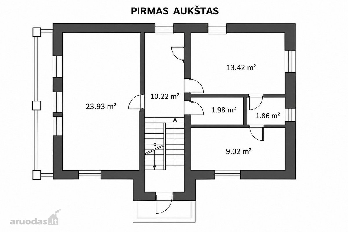 Parduodamas Individualus 2 Aukštų Namas Su 15 - nuotraukos Nr. 48