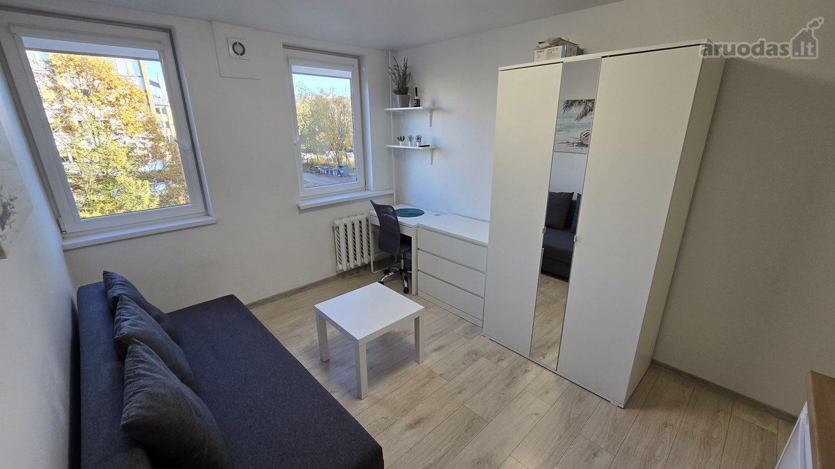 Išnuomojamas tvarkingas studio tipo butas su - nuotraukos Nr. 3