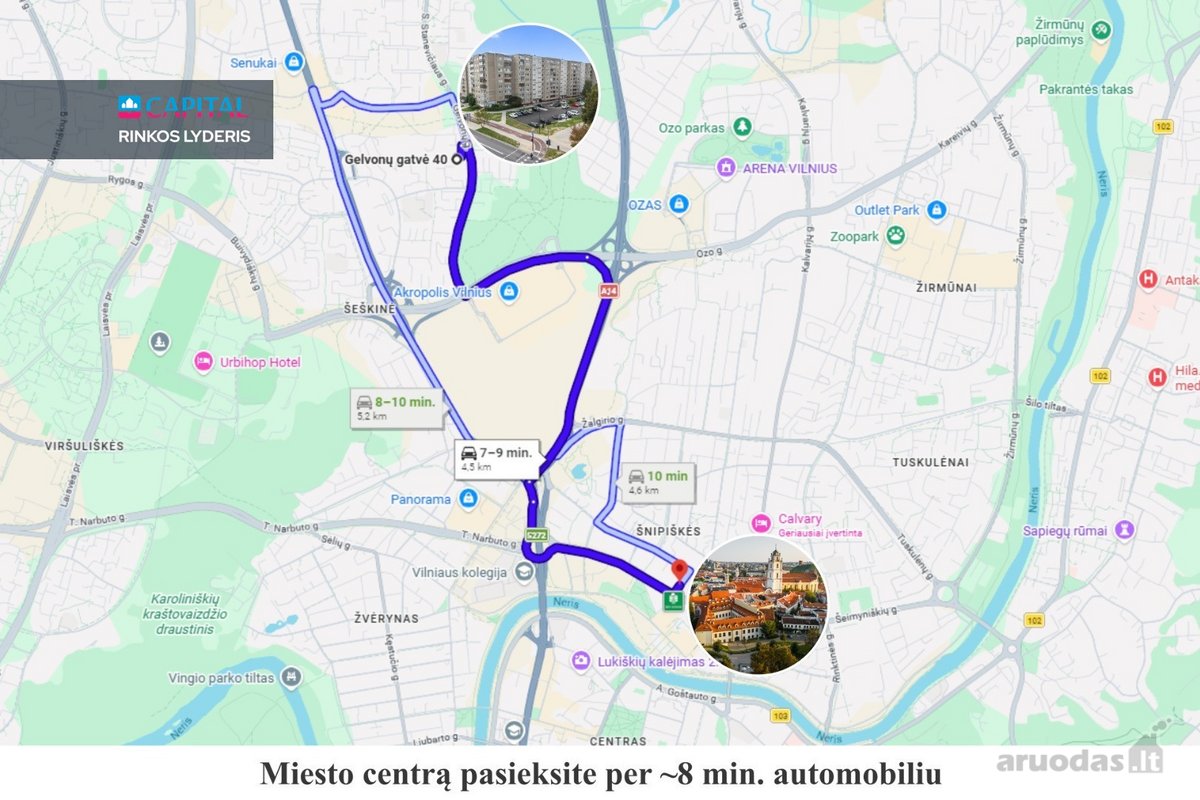 Parduodamas 1 Kambario Butas Šeškinėje – - nuotraukos Nr. 22