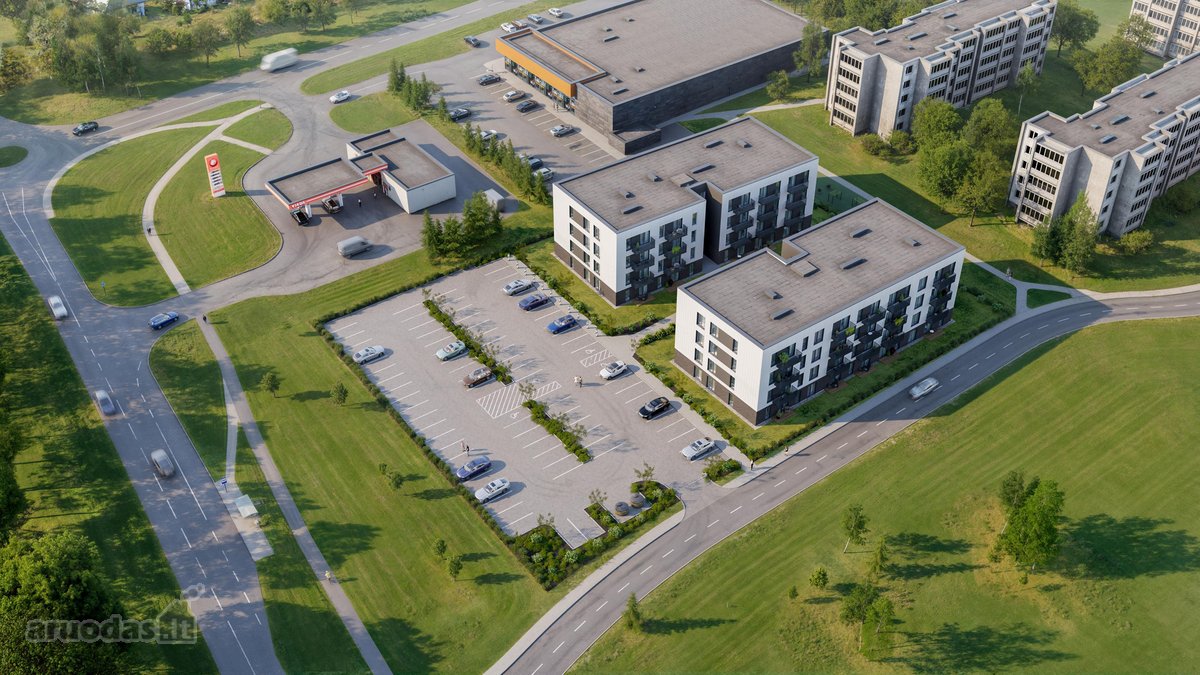 Parduodamas šiuolaikiškas 2 kambarių butas - nuotraukos Nr. 3