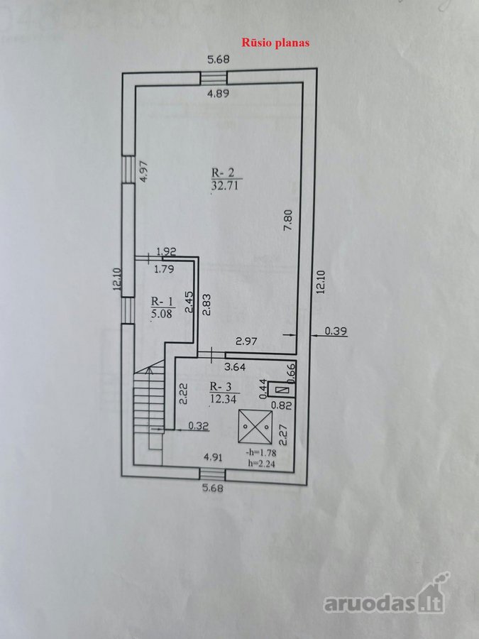 Parduodamas 138,60 kv.m bendro ploto namas - nuotraukos Nr. 13