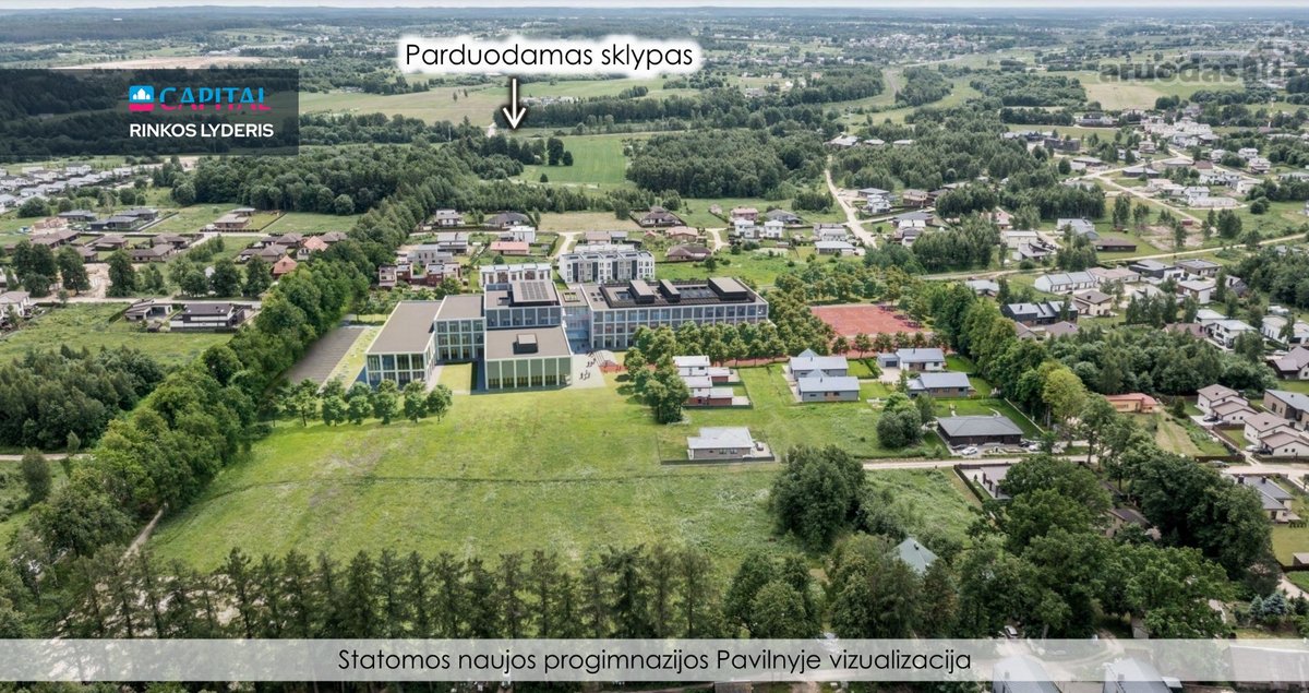 Parduodamas erdvus 18 arų namų valdos sklypas - nuotraukos Nr. 9