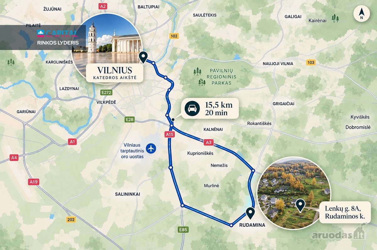Parduodamas 14,06 Arų Namų Valdos Sklypas - nuotraukos Nr. 18