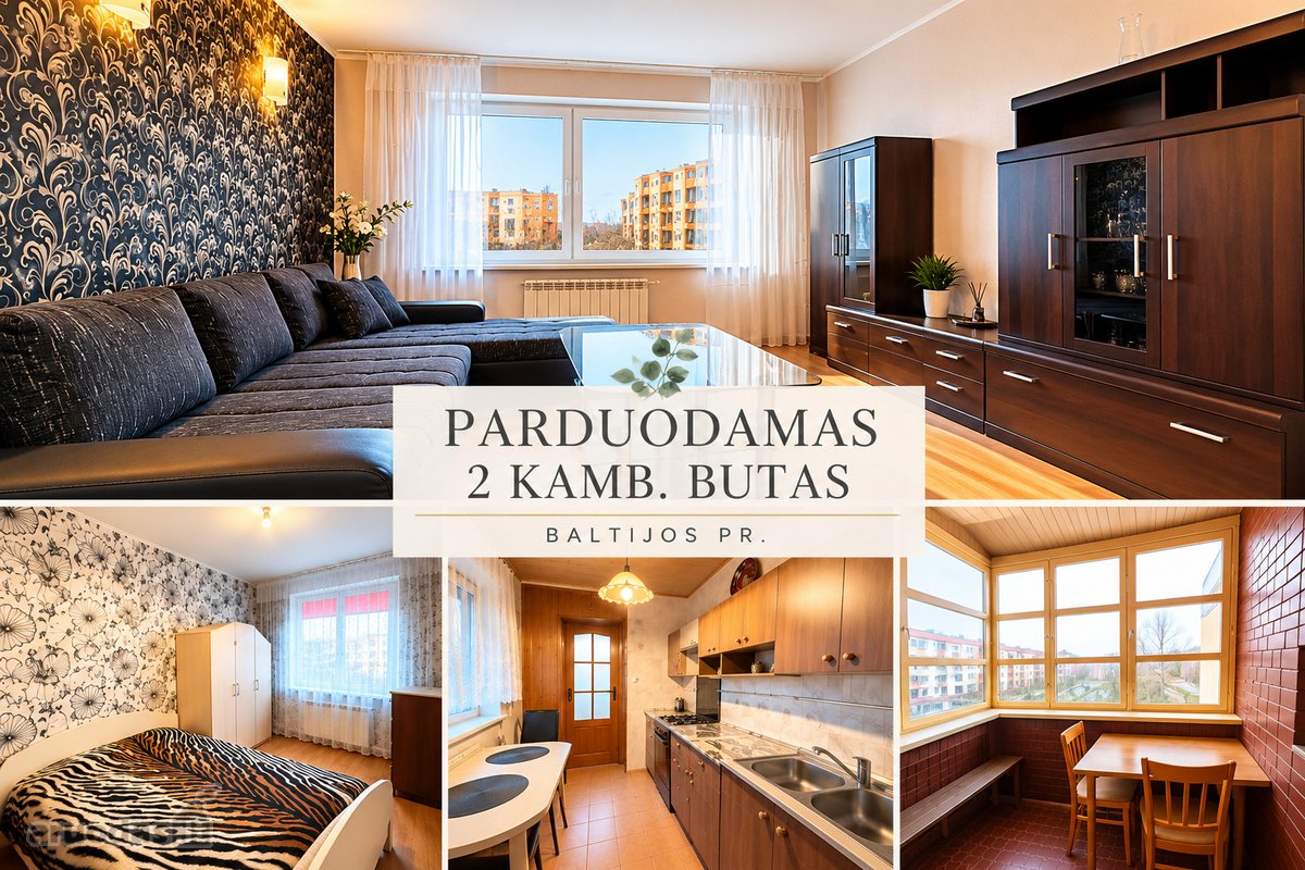 Parduodamas Šviesus Ir Jaukus 2 Kambarių - nuotraukos Nr. 2