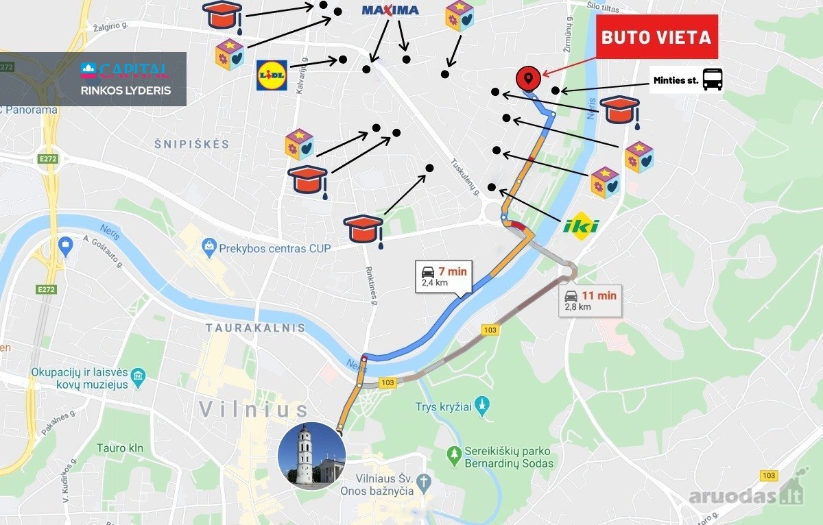 Parduodamas Kokybiškai Įrengtas 2 Kambarių - nuotraukos Nr. 20