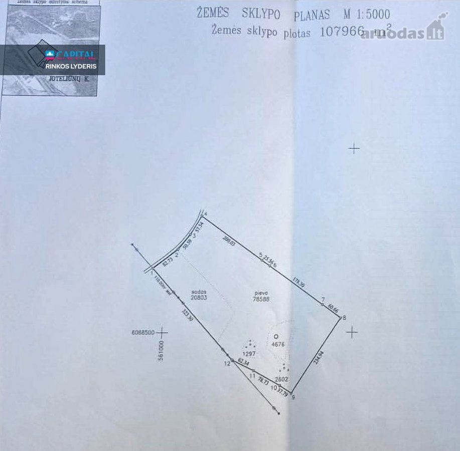 Parduodamas 10,8 ha žemės ūkio paskirties - nuotraukos Nr. 7