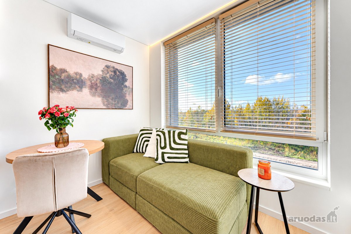 Nuomojamas kokybiškai įrengtas naujas 30 m² 1 - nuotraukos Nr. 2