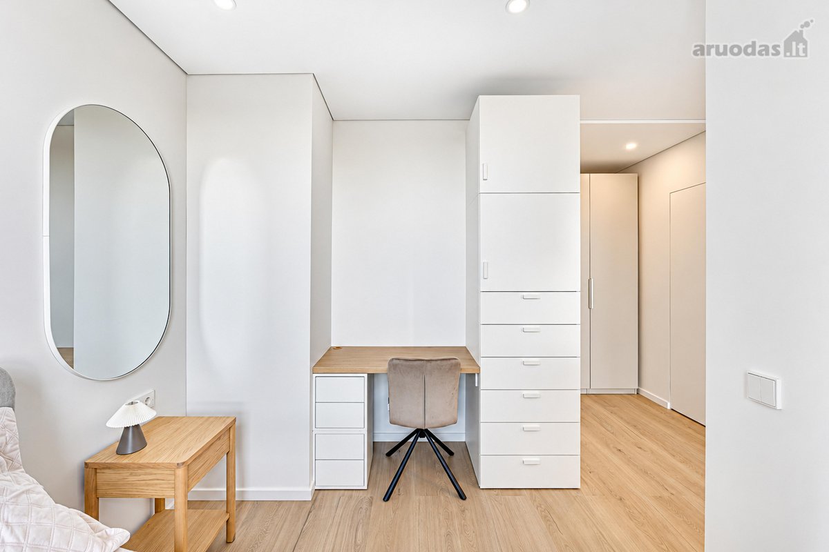 Nuomojamas kokybiškai įrengtas naujas 30 m² 1 - nuotraukos Nr. 12