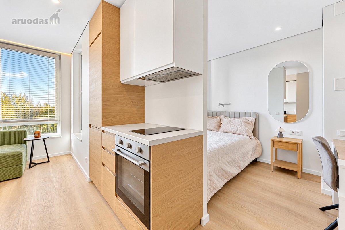 Nuomojamas kokybiškai įrengtas naujas 30 m² 1 - nuotraukos Nr. 5