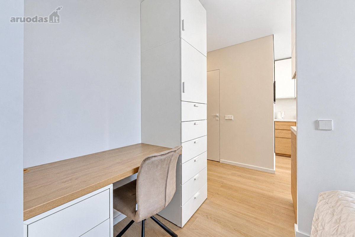 Nuomojamas kokybiškai įrengtas naujas 30 m² 1 - nuotraukos Nr. 11