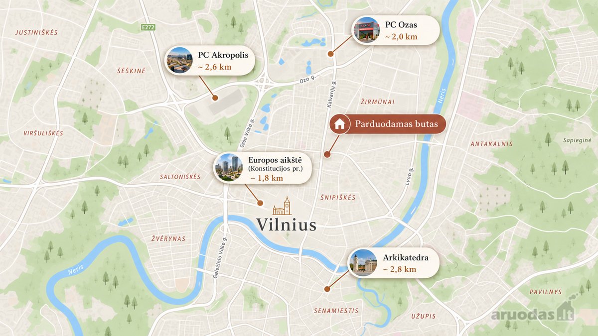 Parduodamas Erdvus 4 Kambarių Butas Kalvarijų - nuotraukos Nr. 13