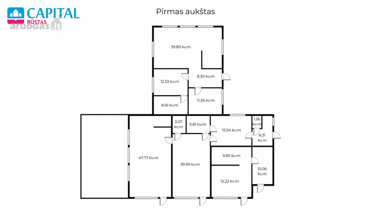 Gyvenamosios Ir Verslo Erdvės Viename Objekte - nuotraukos Nr. 2