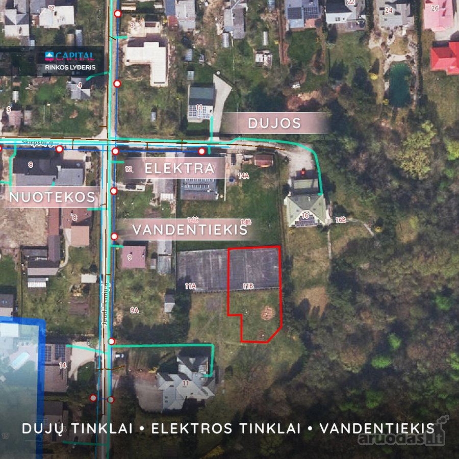 Parduodamas žemės sklypas Juodalksnių g. 11b, - nuotraukos Nr. 16