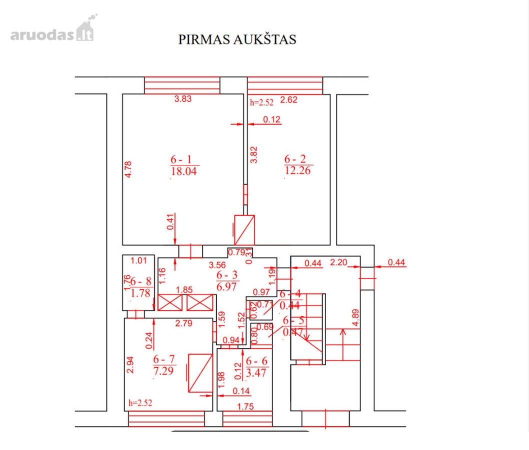 3 kambarių butas - nuotraukos Nr. 14