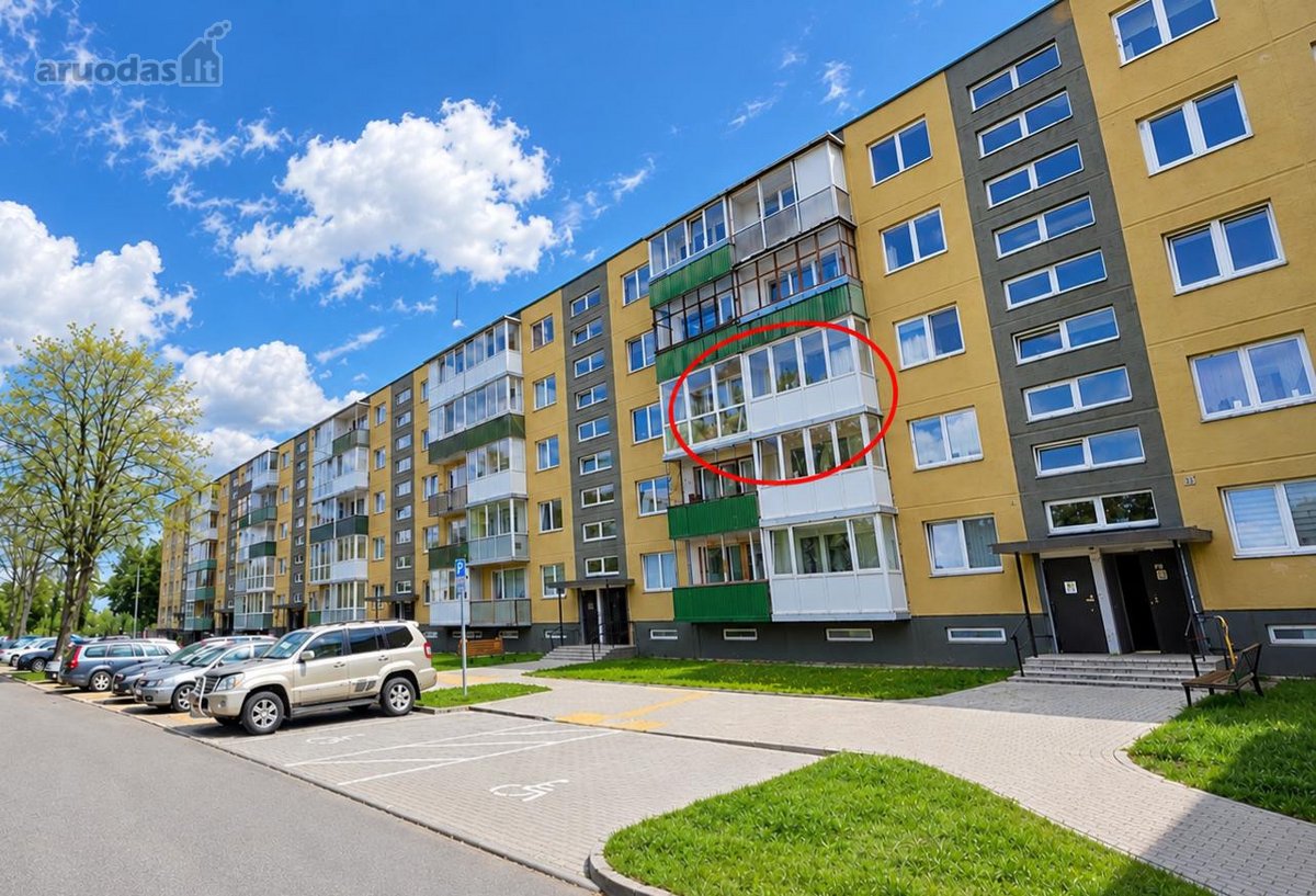 Parduodamas šviesus ir šiltas 2 kambarių - nuotraukos Nr. 10