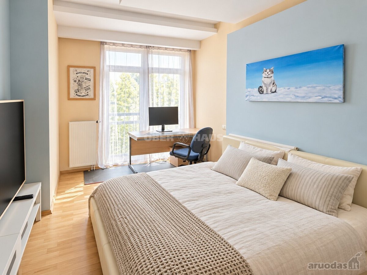 Išnuomojamas 3 kambarių, 91 m² butas su - nuotraukos Nr. 3