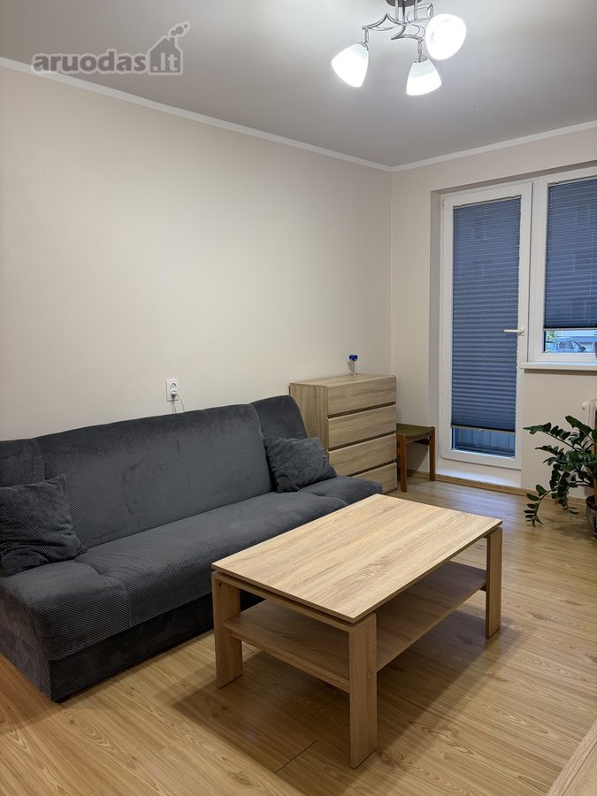 Ilgalaikei nuomai išnuojamas 1 kambario butas - nuotraukos Nr. 2