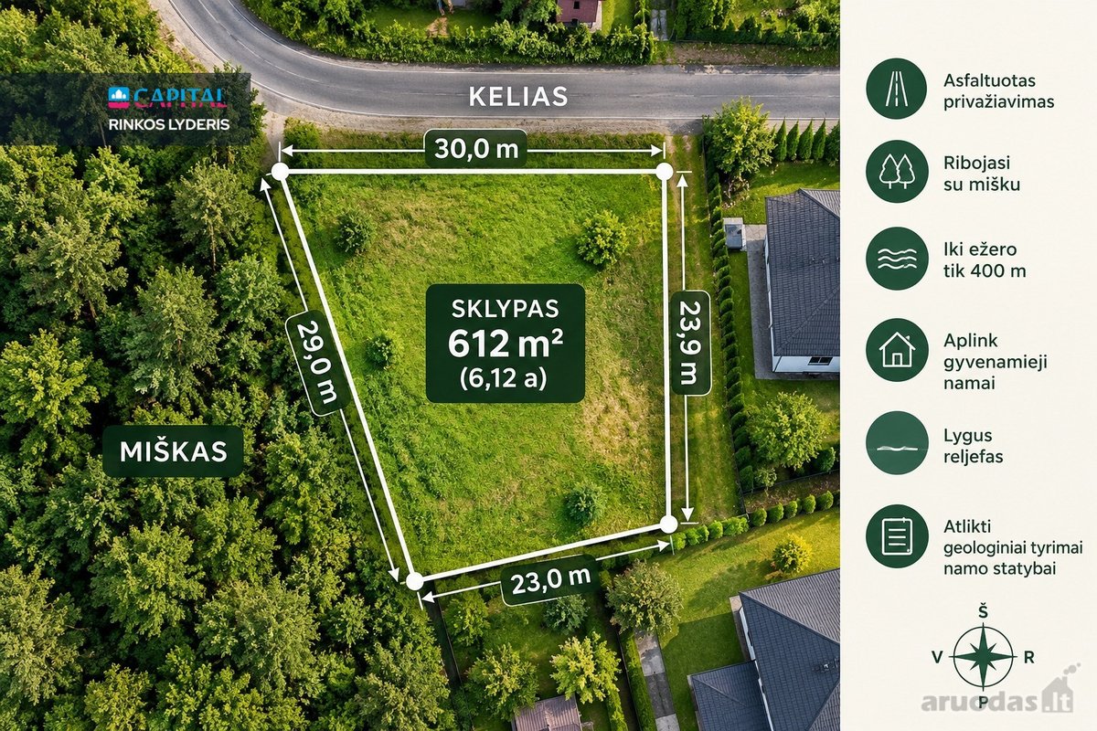 Parduodamas Sklypas Vilniuje, Pagubėse – - nuotraukos Nr. 2