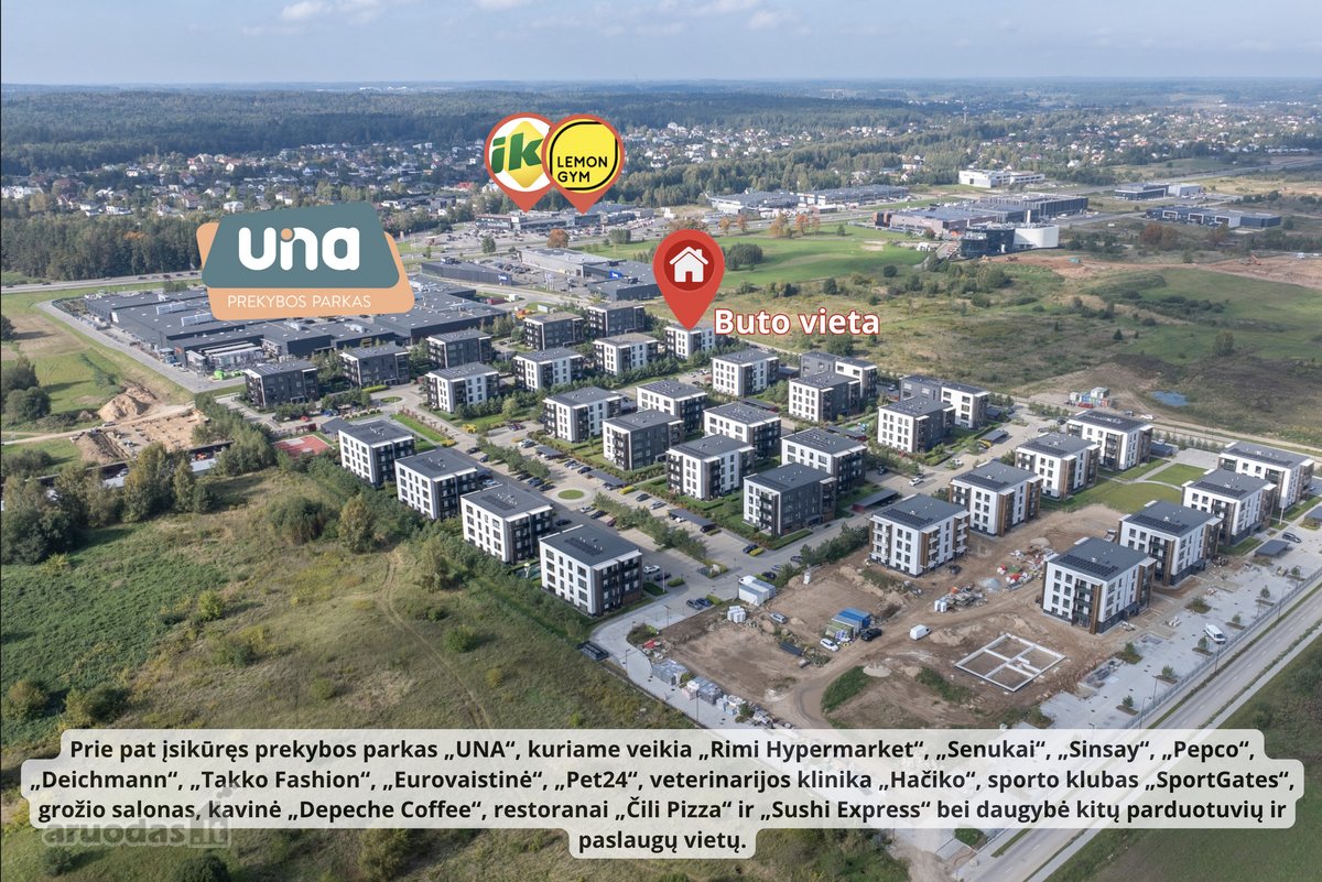 Parduodamas Stilingas 2 Kambarių Butas Su - nuotraukos Nr. 8