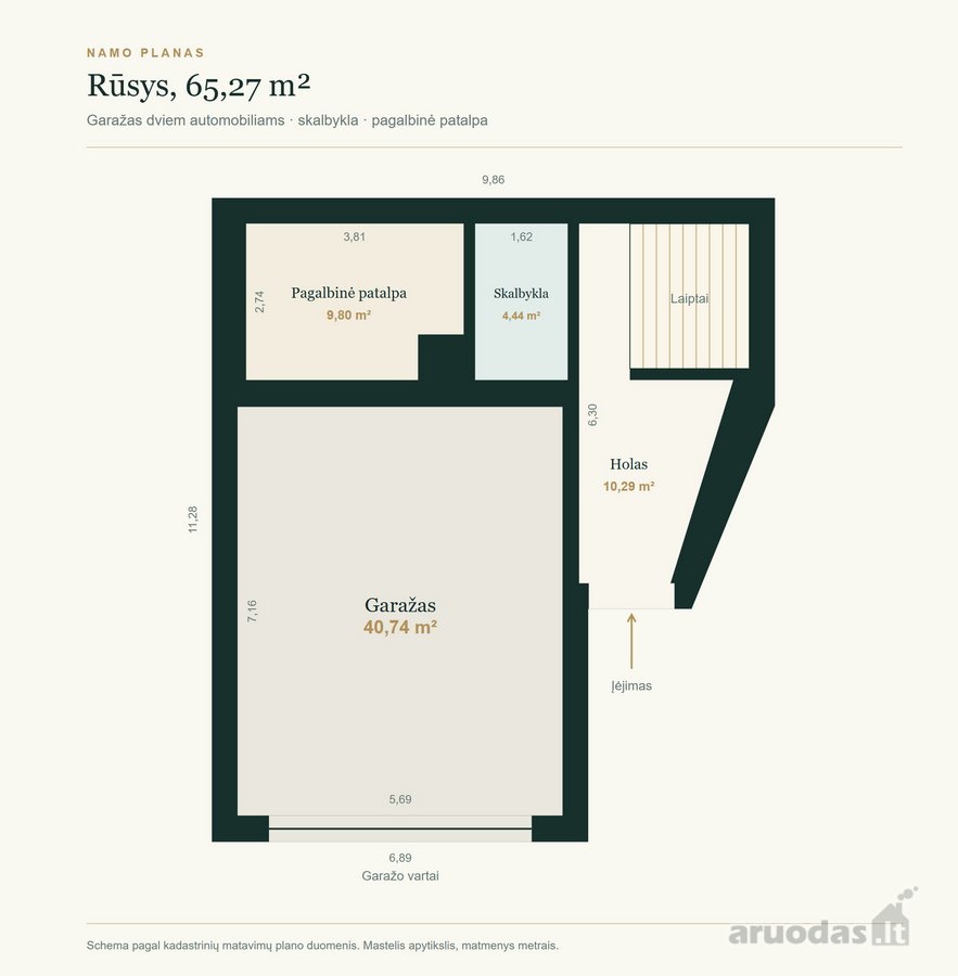 Parduodamas labai geros būklės 193,46 m² - nuotraukos Nr. 40